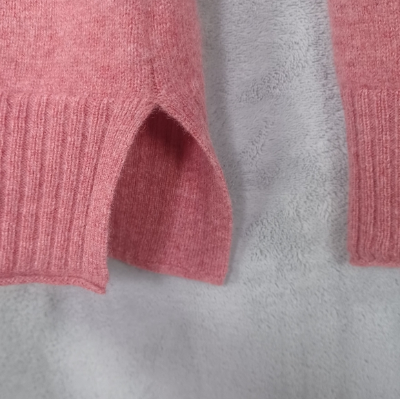 Rachel Zoe Women's 100% 2-Ply Cashmere Sweater Small Pink Crewneck Pullover Top - Picture 6 of 10